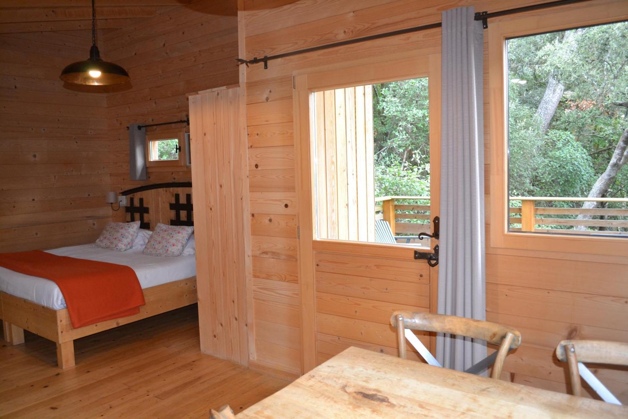Les Cabanes Dans Les Bois Logis Hotel Villedubert Exterior foto
