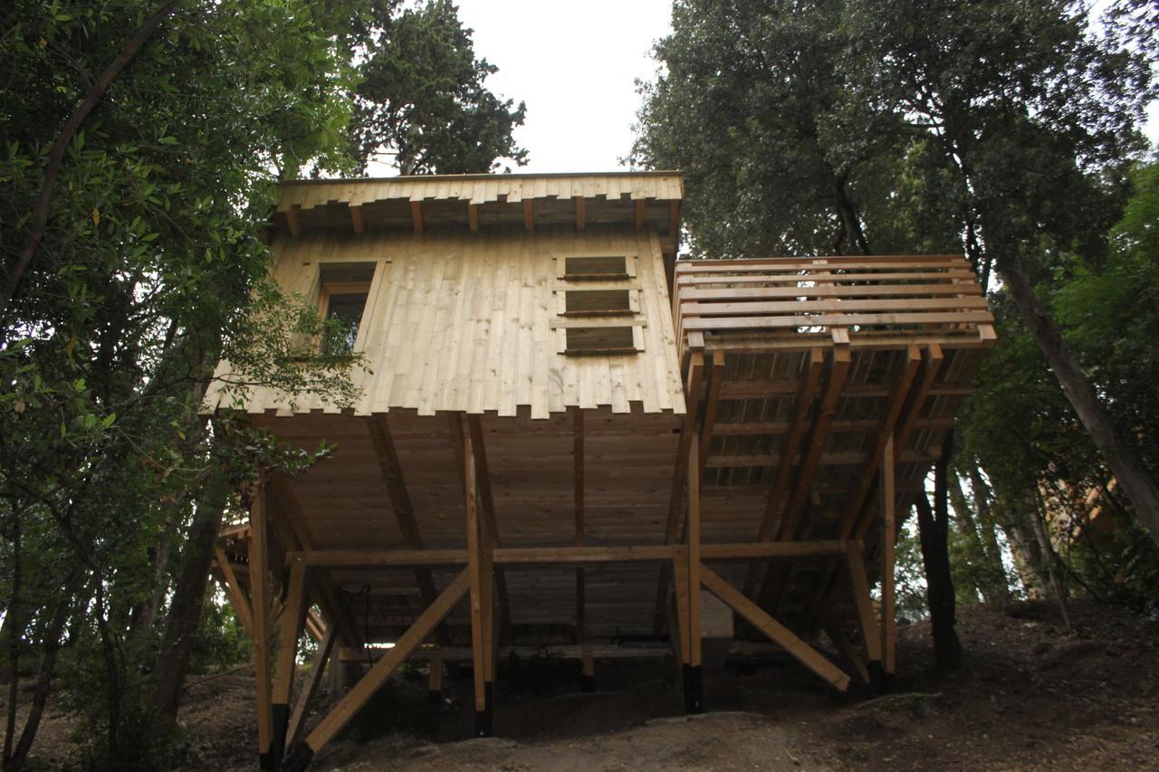 Les Cabanes Dans Les Bois Logis Hotel Villedubert Quarto foto