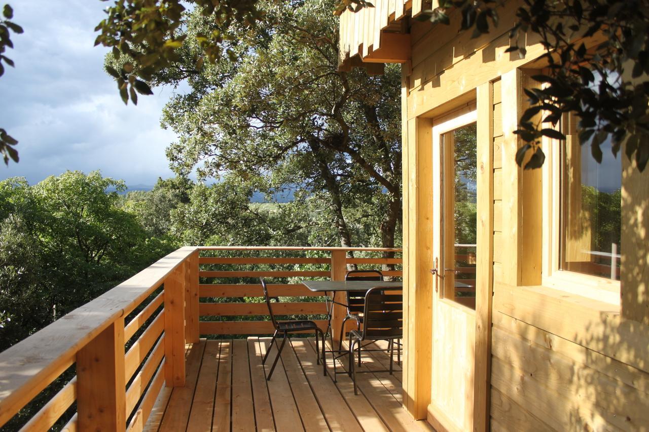 Les Cabanes Dans Les Bois Logis Hotel Villedubert Quarto foto